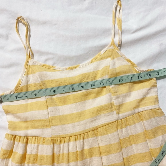 NWOT Altar’d State Yellow Stripe Mini Dress - Picture 5 of 6
